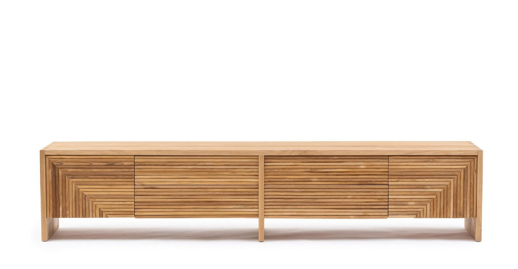 VERONA ENTERTAINMENT UNIT - NATURAL - THE LOOM COLLECTION