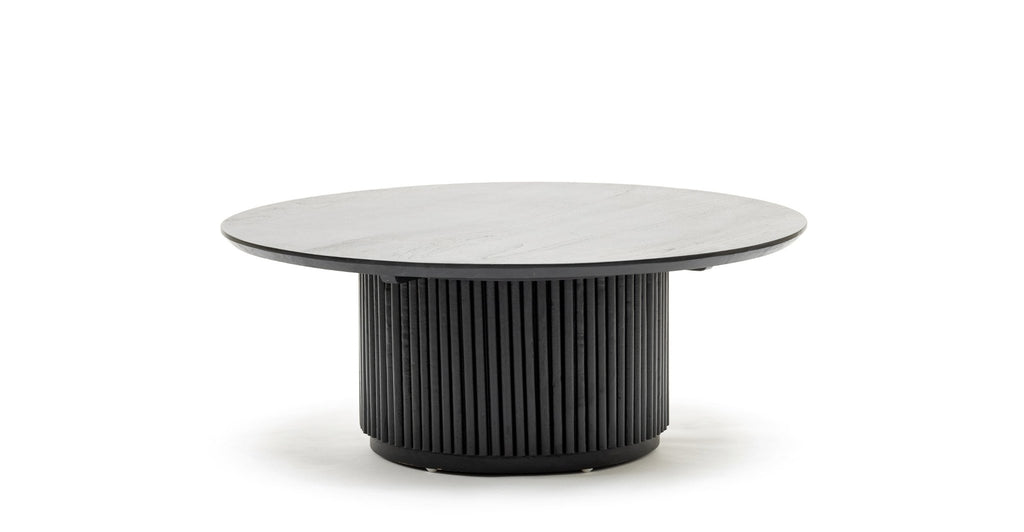 VERONA ROUND COFFEE TABLE - BLACK - THE LOOM COLLECTION