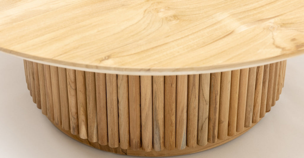 VERONA ROUND COFFEE TABLE - NATURAL - THE LOOM COLLECTION