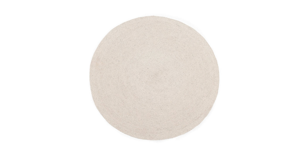WOODLAND ROUND RUG - CHALK - THE LOOM COLLECTION
