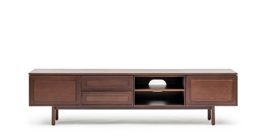 YORKE 220 ENTERTAINMENT UNIT - SMOKED OAK - THE LOOM COLLECTION